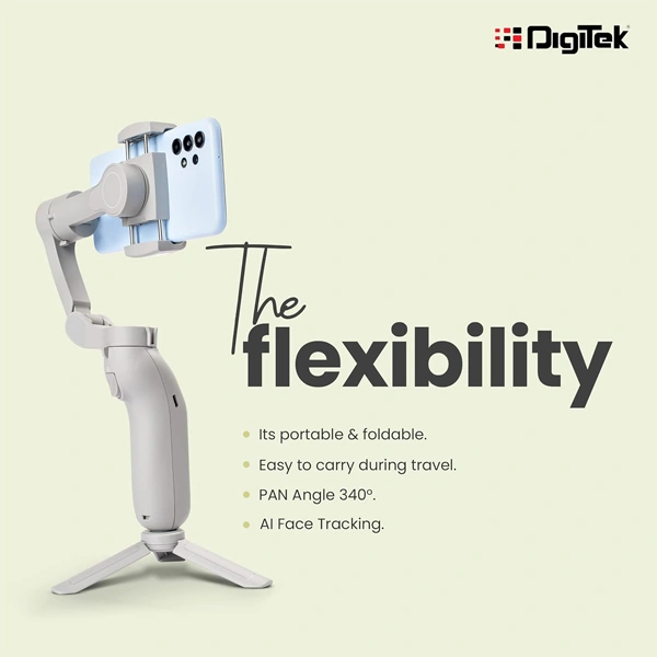 Digitek DSG-007F AI 3 Axis Smartphone Gimbal