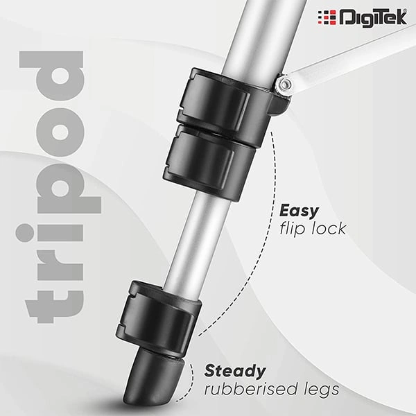 Digitek DIGITEK® (DTR 455 LT) (51 Inch) Tripod for Smartphones & Cameras with Mobile Holder