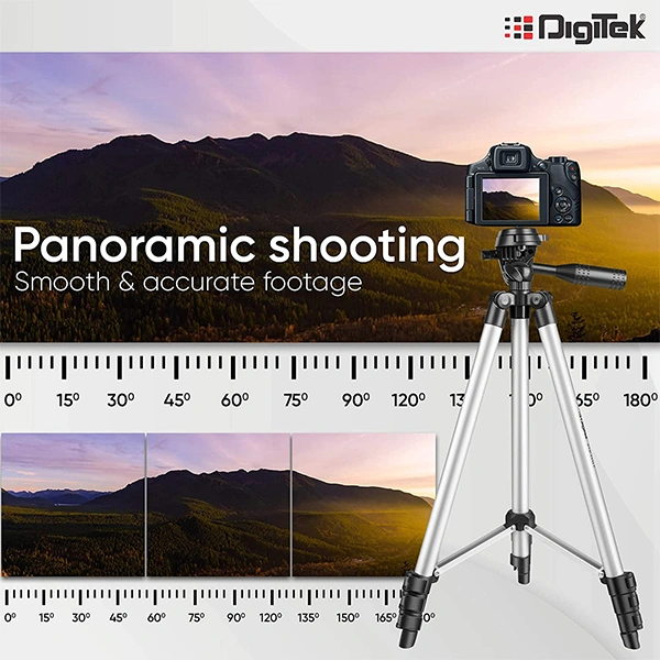 Digitek DIGITEK® (DTR 455 LT) (51 Inch) Tripod for Smartphones & Cameras with Mobile Holder