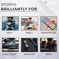 Digitek DWM-101 Pro Wireless Microphone System for DSLR, Camcorder, Smartphone & Tablet