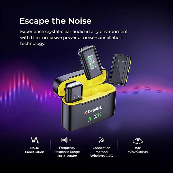 Digitek DWM-107 2-in-1 Wireless Microphone