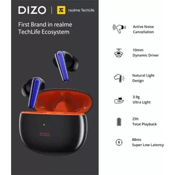 DIZO Buds Z Pro by Realme TechLife Headset