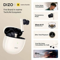 DIZO by realme TechLife GoPods with ANC - Creme White - Creme White