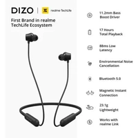 DIZO Dizo By Realme TechLife Wireless Bluetooth Headset - Orange - Orange