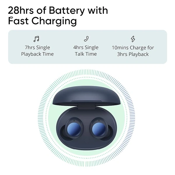 DIZO GoPods Neo True Wireless Earbuds - Deep Blue - Deep Blue