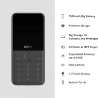 DIZO Star 300 Feature Phone - Red - Red
