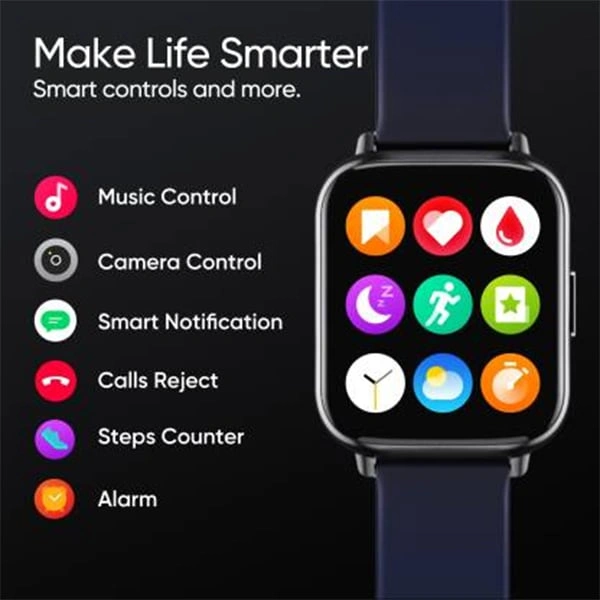 DIZO Watch 2 by Realme TechLife Smart Watch - Gold Pink - Gold Pink