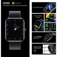 DIZO Watch D Ultra 1.78 AMOLED Smart Watch With Calling - Black - Black