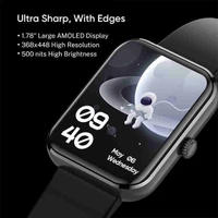 DIZO Watch D Ultra 1.78 AMOLED Smart Watch With Calling - Black - Black