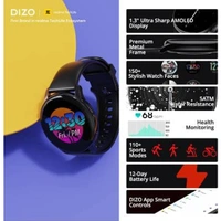 DIZO Watch R Amoled Display Smart Watch - Black - Black