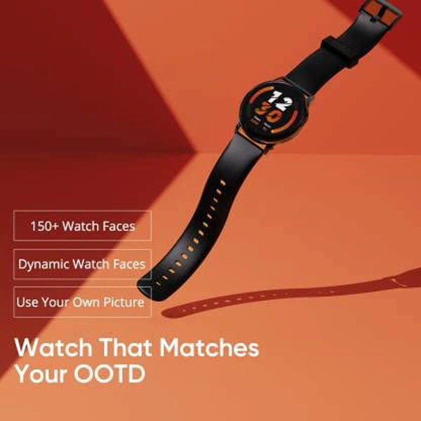 DIZO Watch R Amoled Display Smart Watch - Black - Black