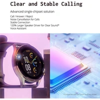 DIZO Watch R Talk Amoled Display with Calling - Black - Black