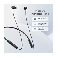 DIZO Wireless Active with ENC Wireless Neckband - Black - Black