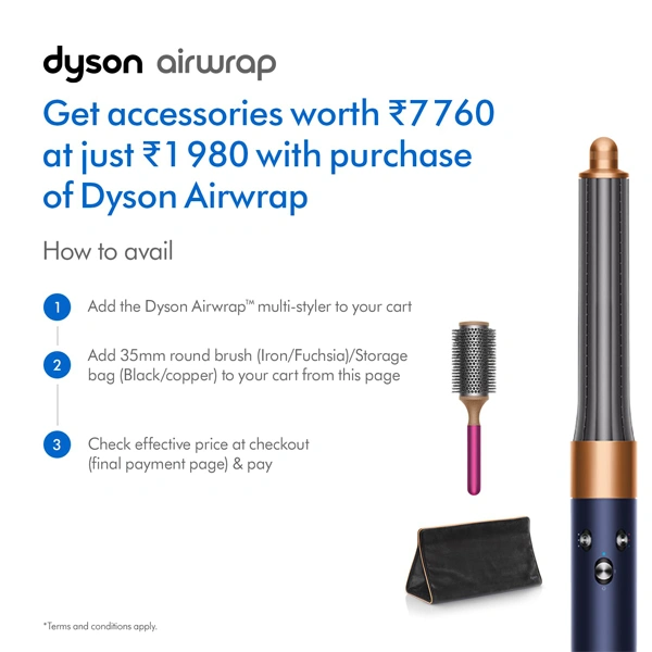 Dyson Airwrap Multi-Styler with Intelligent Heat Control - Long, 1300 Watts