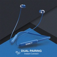 Edict EDICT by Boat DynaBeats EWE02 in-Ear Wireless Neckband - Ivory Gold, Twinkling Grey