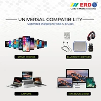 ERD TC-31 5W 3 Amp Mobile Charger with Detachable Cable