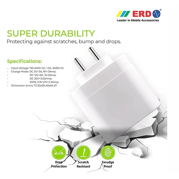 ERD TC-46 20W 4 Amp Mobile Dock Charger