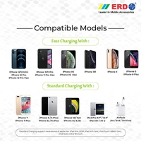 ERD TC-49 18W Mobile Phone Wall Charger 3 Amp Charger Adapter