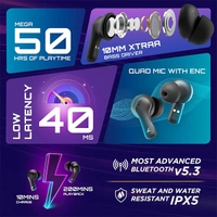 Fastrack Fpods FZ100 TWS in-Ear Earbuds - White - White