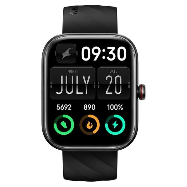 Fastrack Kruz+ 4.85 CM Super HD Display Smart Watch - Black - Black