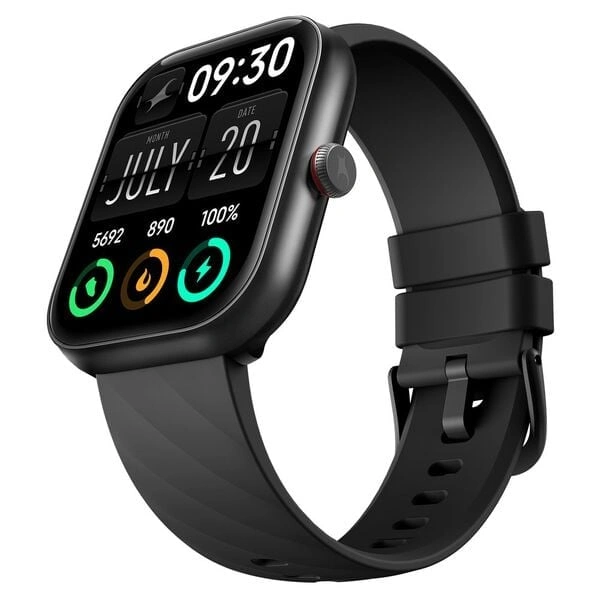 Fastrack Kruz+ 4.85 CM Super HD Display Smart Watch - Black - Black
