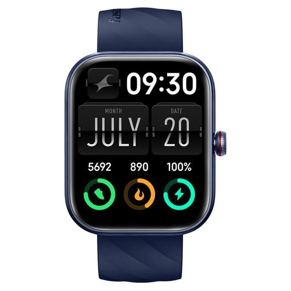 Fastrack Kruz+ 4.85 CM Super HD Display Smart Watch - Blue - Blue