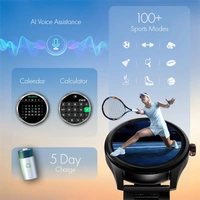Fastrack Magnus Fx1 Premium Metal Smartwatch - Silver - Silver