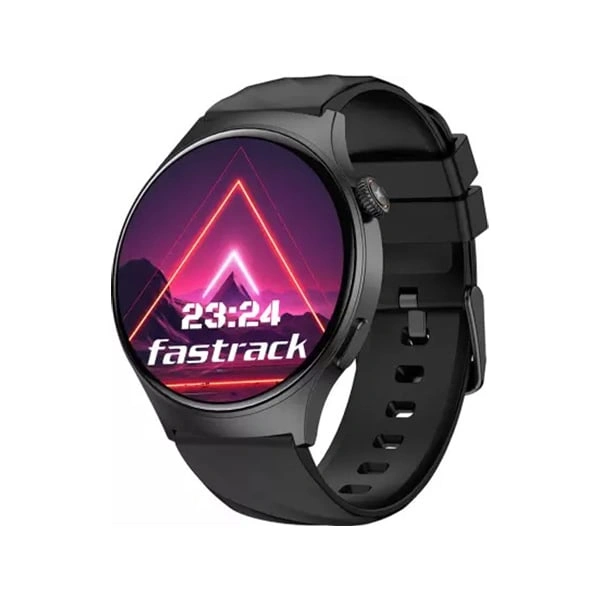 Fastrack Optimus Pro with 1.43" AMOLED Display Smartwatch - Deep Wine - Deep Wine