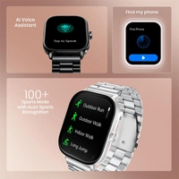 Fastrack Radiant Fx2 Luxury Metal Smartwatch - Black Metal - Black Metal