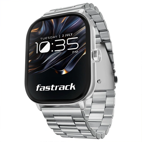 Fastrack Radiant Fx2 Luxury Metal Smartwatch - Silver - Silver