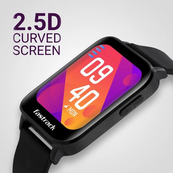 Fastrack Reflex Curv Unisex Activity Tracker Smart Watch - Cobalt Blue - Cobalt Blue