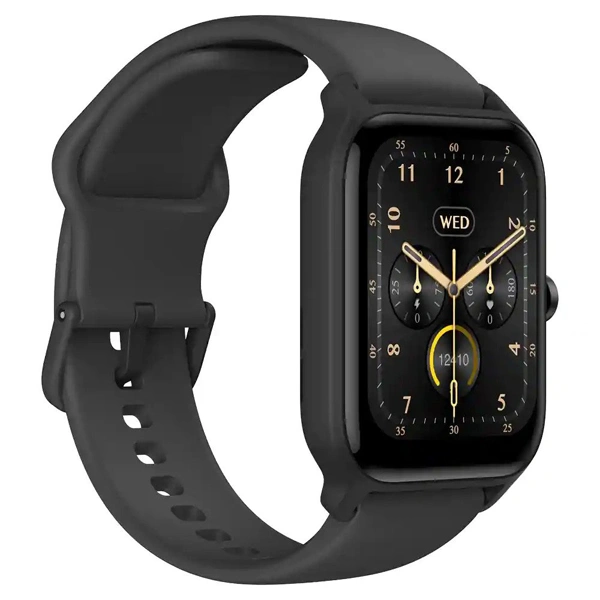 Fastrack Reflex Nitro 1.8” UltraVU Display Smart Watch - Invisible Black - Invisible Black