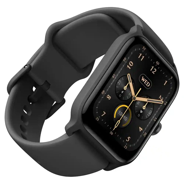 Fastrack Reflex Nitro 1.8” UltraVU Display Smart Watch - Invisible Black - Invisible Black
