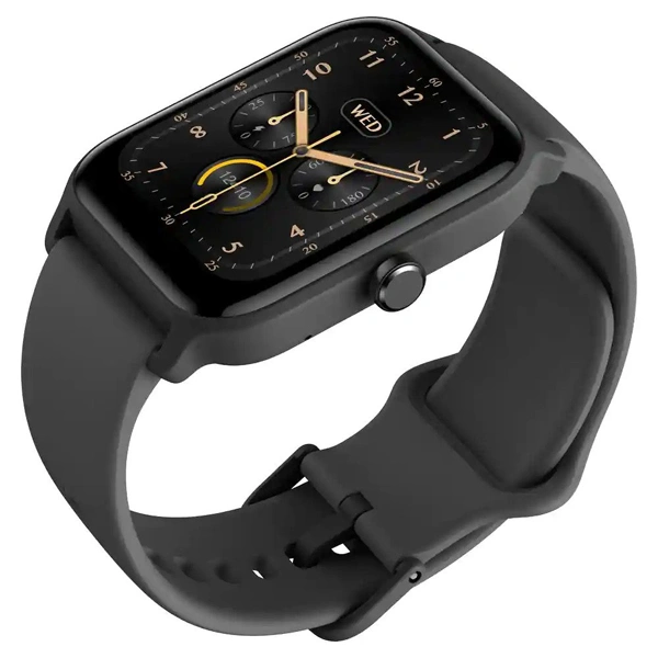 Fastrack Reflex Nitro 1.8” UltraVU Display Smart Watch - Invisible Black - Invisible Black