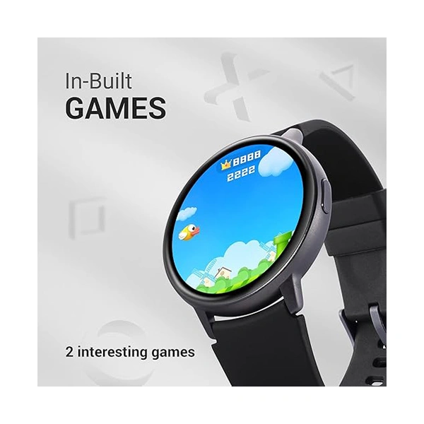 Fastrack Reflex Play 1.3” AMOLED Display Smart Watch with AOD - Blue - Blue