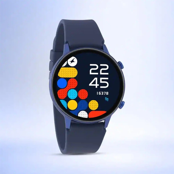 Fastrack Reflex Play 1.3” AMOLED Display Smart Watch with AOD - Blue - Blue