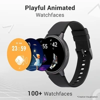Fastrack Reflex Play+ 1.3 AMOLED Display Smartwatch - Blue - Blue