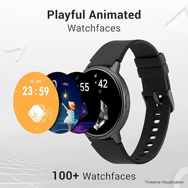 Fastrack Reflex Play+ 1.3 AMOLED Display Smartwatch - Blue - Blue
