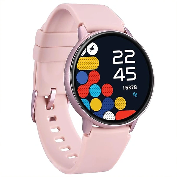 Fastrack Reflex Play+ 1.3 AMOLED Display Smartwatch - Pink - Pink
