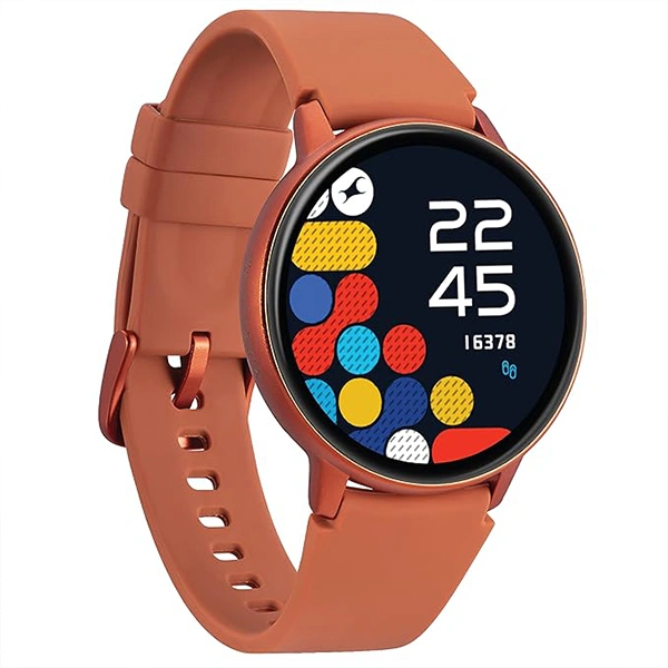 Fastrack Reflex Play+ 1.3 AMOLED Display Smartwatch - Orange - Orange