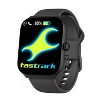 Fastrack Revoltt FS1 Max | Biggest 1.95'' UltraVU Curve Display Smartwatch - Green - Green