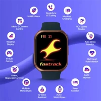 Fastrack Revoltt FS1 Max | Biggest 1.95'' UltraVU Curve Display Smartwatch - Green - Green