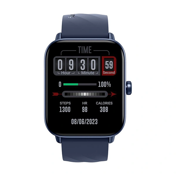 Fastrack Rider SingleSync BT Calling Unisex Smart Watch - Blue - Blue