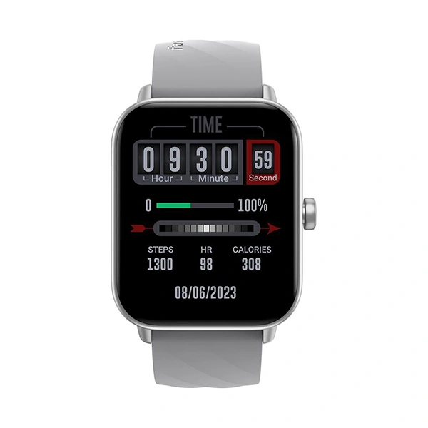Fastrack Rider SingleSync BT Calling Unisex Smart Watch - Grey - Grey