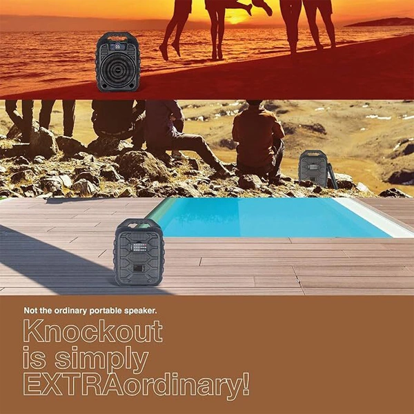 Fingers FINGERS 32W Knockout Rugged Truly Wireless Bluetooth Portable Speaker