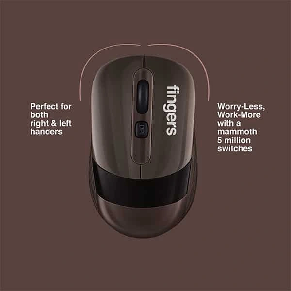 Fingers Aerogrip Wireless Optical Mouse