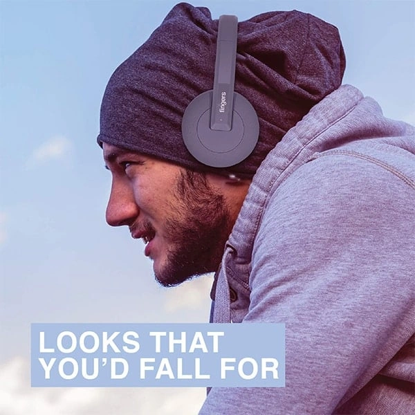 Fingers FINGERS Beauté Wireless Headphone - Gun Grey - Gun Grey