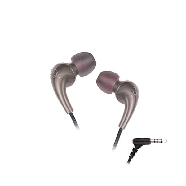 Fingers FINGERS Beautific Wired in Ear Earphone with Mic - Dark Silver - Dark Silver