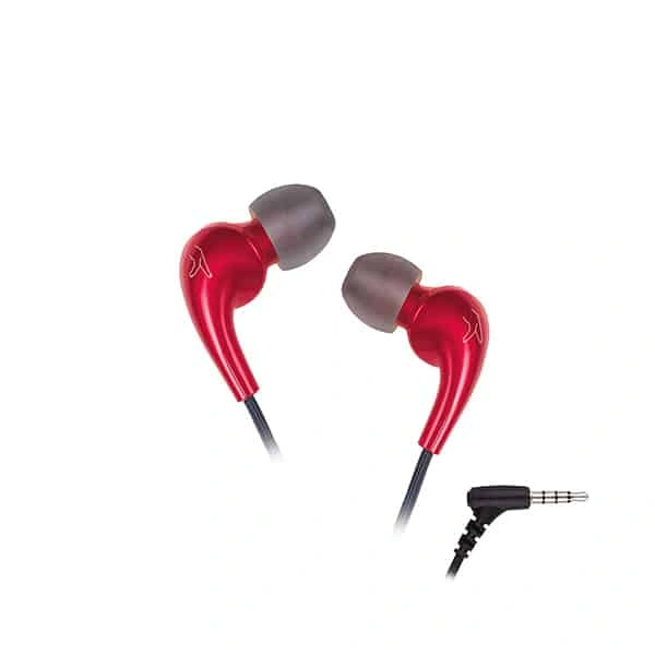 Fingers FINGERS Beautific Wired in Ear Earphone with Mic - Cherry Red - Cherry Red