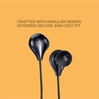 Fingers FINGERS Droplets Wired in Ear Earphone with Mic - Piano Red - Piano Red